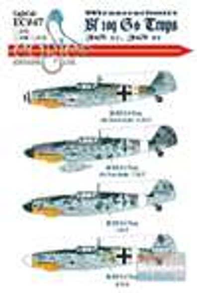 ECL72047 1:72 Eagle Editions Bf109G-6 Trop JG27 JG51 #72047