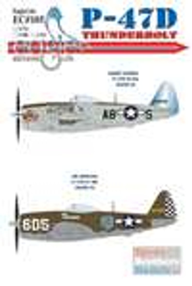 ECL72105 1:72 Eagle Editions P-47D Thunderbolt Bubbletop #72105