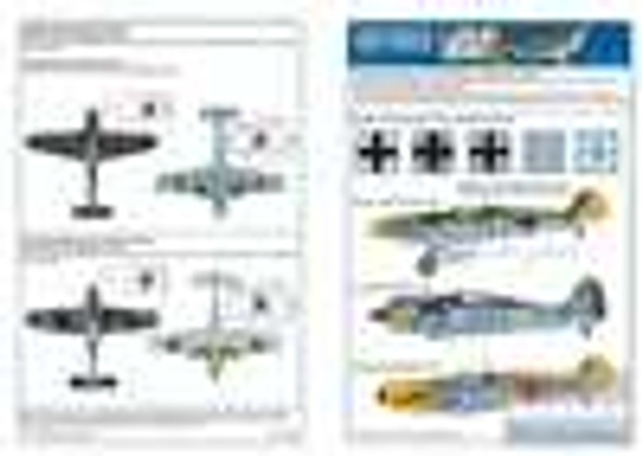 KSW132024 1:32 Kits-World Decals - Luftwaffe National Insignia for Me 109 variants #132024