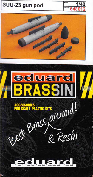 EDU648612 1:48 Eduard Brassin SUU-23 Gun Pod Set