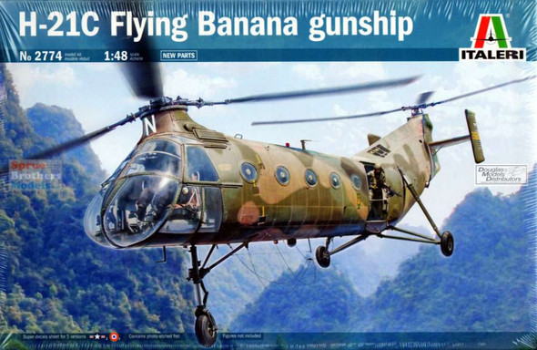 ITA2774 1:48 Italeri H-21C Shawnee / Flying Banana Gunship