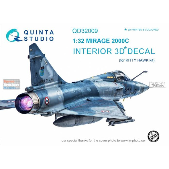 QTSQD32174 1:32 Quinta Studio Interior 3D Decal - F-35A F-35C Lightning II  (TRP kit) - Sprue Brothers Models LLC