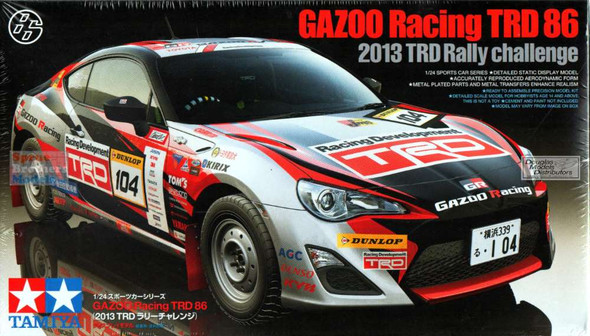 TAM24337 1:24 Tamiya GAZ00 Racing TRD 86 (2013 TRD Rally Challenge)