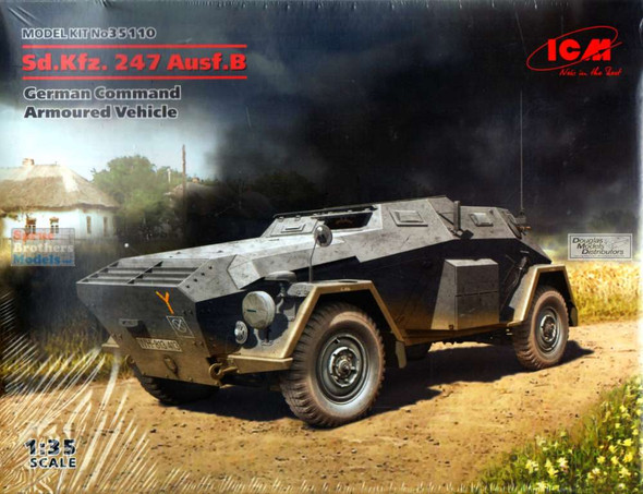 ICM35110 1:35 ICM Sd.Kfz.247 Ausf.B German Command Armored Vehicle