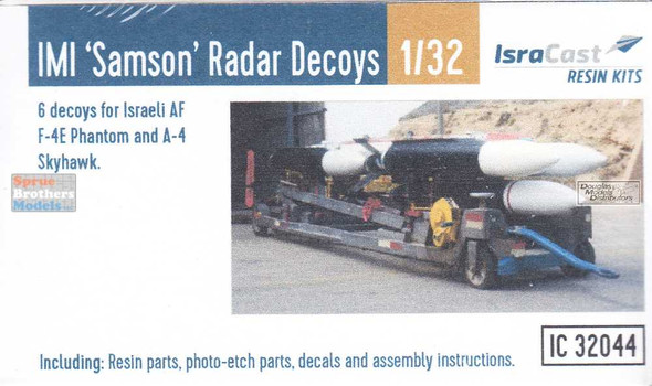 ISC32044 1:32 IsraCast IMI Samson Radar Decoys Set