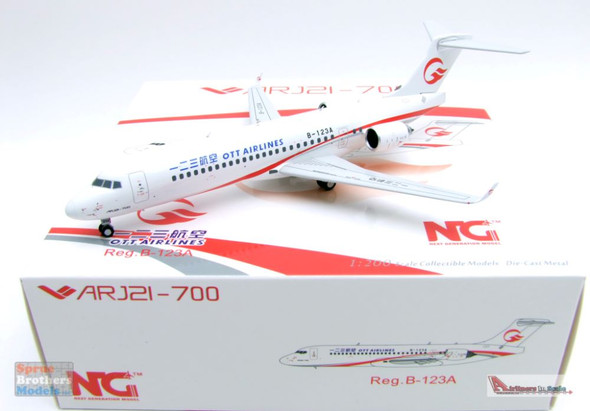 NGM20102 1:200 NG Model OTT Airlines ARJ21-700 Reg #B-123A (pre-painted/pre-built)