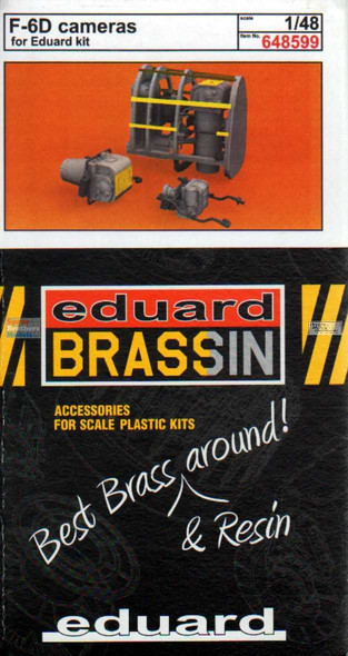 EDU648599 1:48 Eduard Brassin F-6D Mustang Cameras (EDU kit)