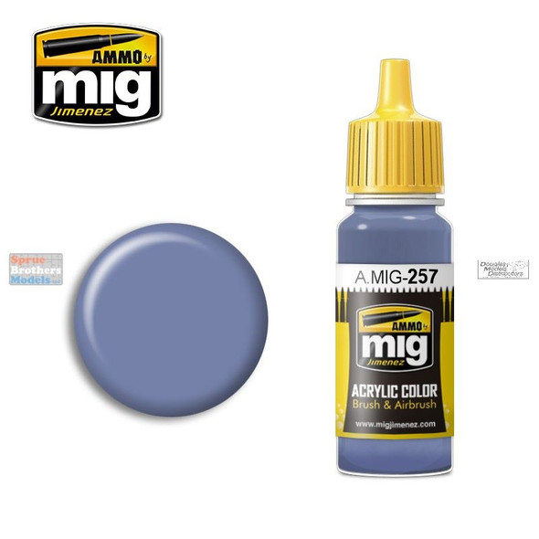 AMM0257 AMMO by Mig Acrylic Color - Azure Blue (17ml bottle)