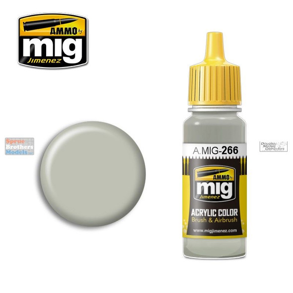 AMM0266 AMMO by Mig Acrylic Color - RLM63 Hellgrau (17ml bottle)