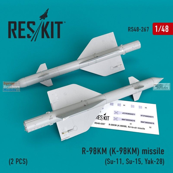 RESRS480267 1:48 ResKit R-98KM (K-98KM) Missile