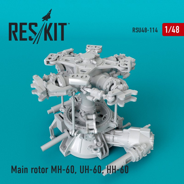 RESRSU480114U 1:48 ResKit MH-60L Black Hawk Main Rotor (ITA/REV kit)