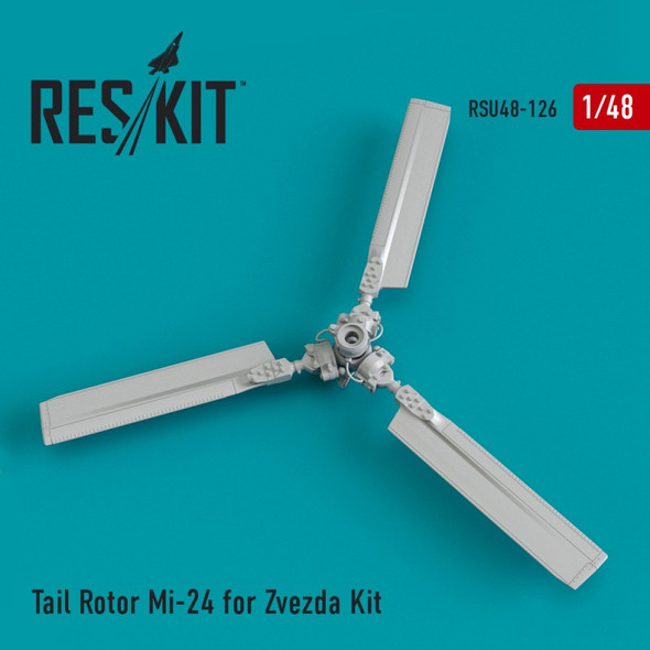 RESRSU480126U 1:48 ResKit Mi-24V Hind Tail Rotor (ZVE kit)