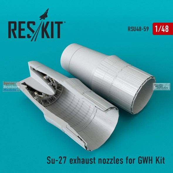 RESRSU480059U 1:48 ResKit SU-27 Flanker Exhaust Nozzle (GWH Kit)