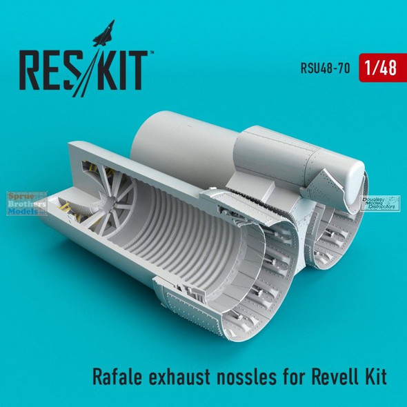 RESRSU480070U 1:48 ResKit Rafale Exhaust Nozzle (REV Kit)