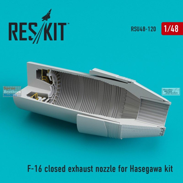 RESRSU480120U 1:48 ResKit F-16 Falcon Viper Closed Exhaust Nozzle (HAS Kit)
