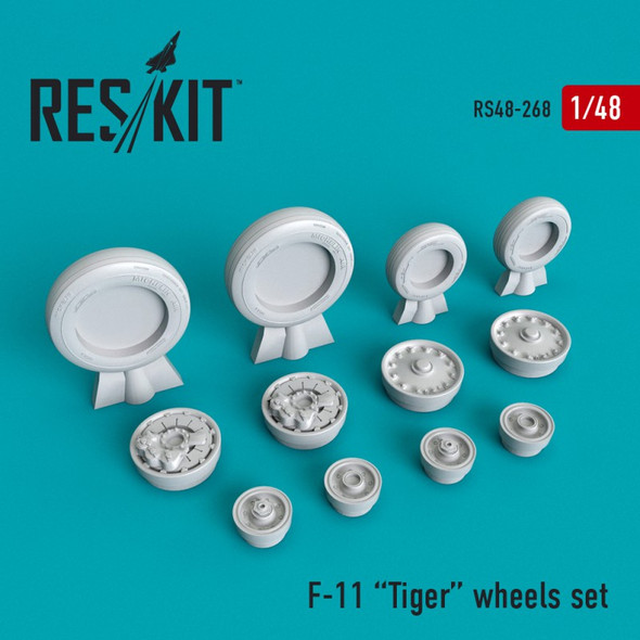 RESRS480268 1:48 ResKit F11 Tiger Wheels Set