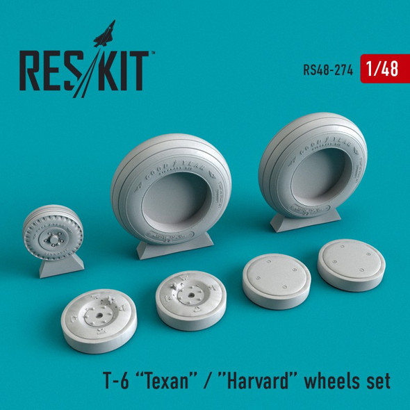 RESRS480274 1:48 ResKit T-6 Texan Wheels Set