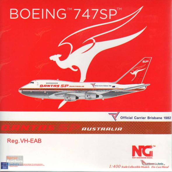 NGM07010 1:400 NG Model Qantas B747SP Reg #VH-EAB 'Winton' (pre-painted/pre-built)