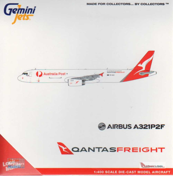 GEMGJ1955 1:400 Gemini Jets Qantas Freight Airbus A321P2F #VH-ULD (pre-painted/pre-built)