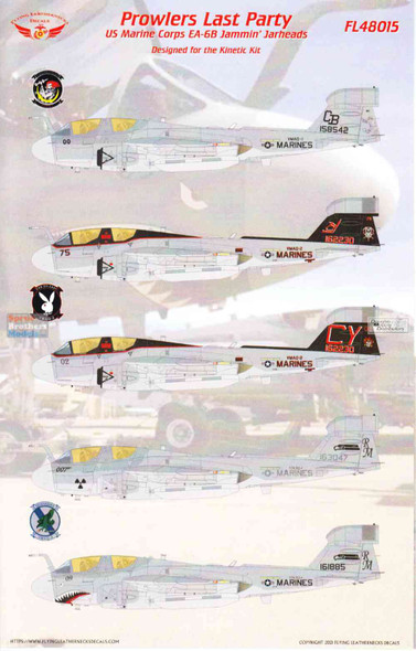 MAW32004 1:32 MAW Decals - Double D F-18D Hornet Pt 2 VMFA(AW)-332  VMFA(AW)-121 #32004