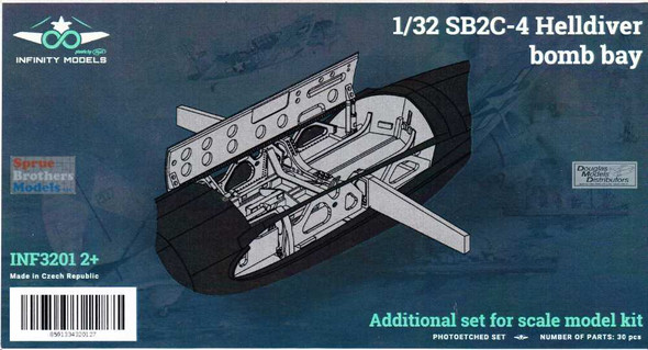 IFM3201-02 1:32 Infinity Models Bomb Bay Detail Set for SB2C-4 Helldiver (IFM kit)