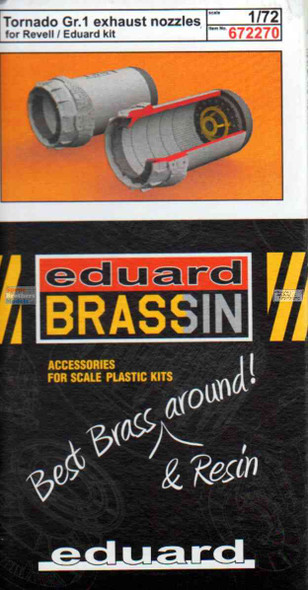 EDU672270 1:72 Eduard Brassin Tornado Gr.1 Exhaust Nozzles (REV/EDU kit)