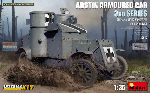 MIA39010 1:35 Miniart Austin Armored Car 3rd Series [Interior Kit[