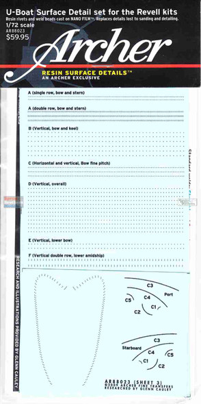 WBD48043 1:48 Warbird Decals - PT Boat Detail #2 - Kill Markings + Art for  Specific Boats (MRT kit)