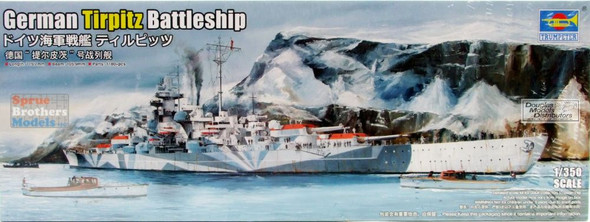 TRP05359 1:350 Trumpeter German Battleship Tirpitz