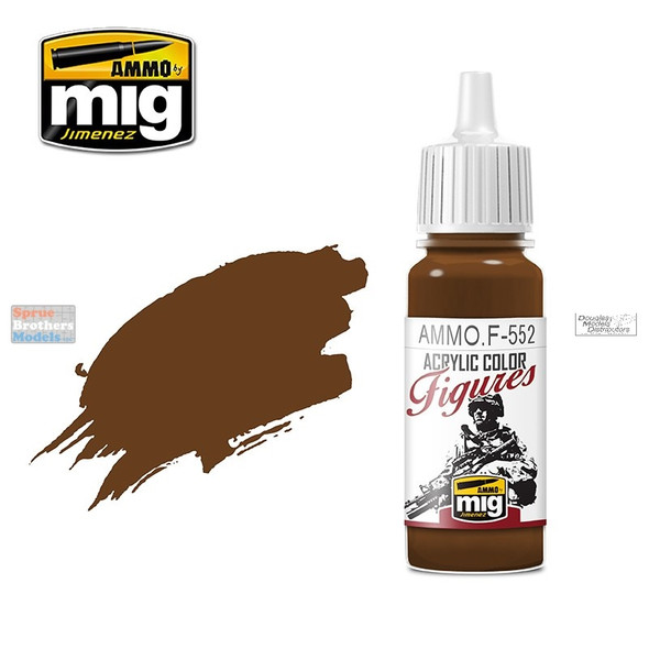 AMMOF552 AMMO by Mig Acrylic Figures Color - Red Leather (17ml bottle)