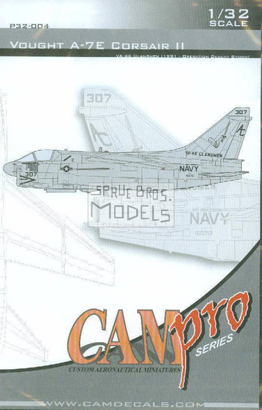 CAMP32004 1:32 CAM Pro Decals - A-7E Corsair II VA-46 Clansmen Desert Storm 1991 #P32004 CAMP32004 1:32 CAM Pro Decals - A-7E Corsair II VA-46 Clansmen Desert Storm 1991 #P32004