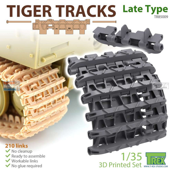 TRXTR85009 1:35 TRex Track Link Set - Tiger Late Type