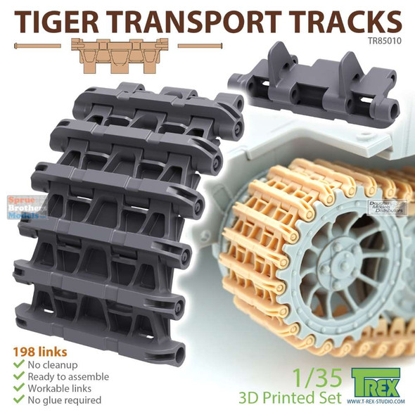 TRXTR85010 1:35 TRex Track Link Set - Tiger Transport