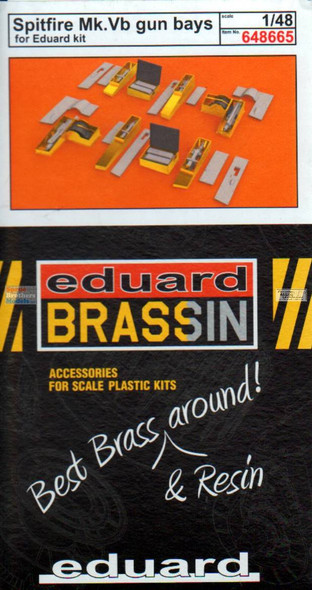 EDU648665 1:48 Eduard Brassin Spitfire Mk.Vb Gun Bays (EDU kit)