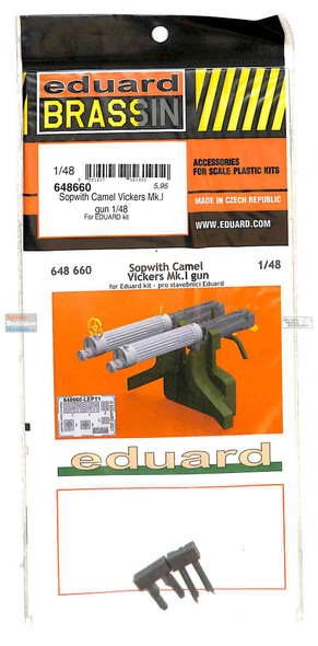 EDU648660 1:48 Eduard Brassin Sopwith Camel Vickers Mk.I Gun Set (EDU kit) (EDU kit)
