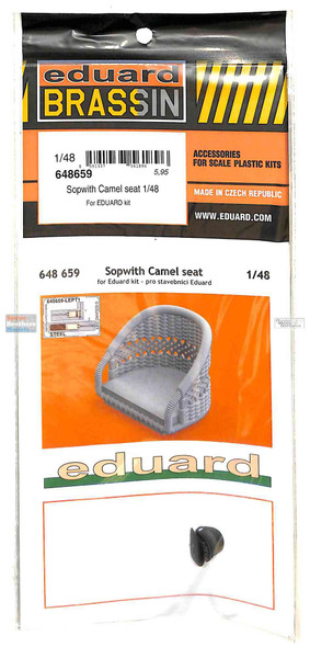 EDU648659 1:48 Eduard Sopwith Camel Seat (EDU kit)