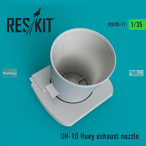 RESRSU350011U 1:35 ResKit UH-1D Huey Exhaust Nozzle