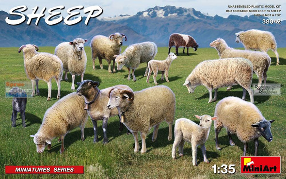 MIA38042 1:35 Miniart Sheep