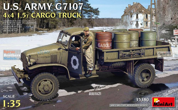 MIA35380 1:35 Miniart US Army G7107 4x4 1.5T Cargo Truck