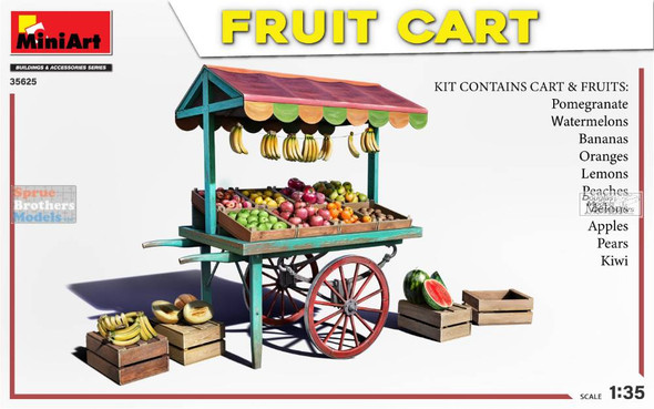 MIA35625 1:35 Miniart Fruit Cart