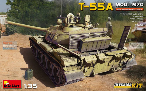 MIA37094 1:35 Miniart T-55A Mod 1970 [Interior Kit]