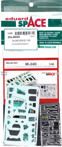 EDU3DL48043 1:48 Eduard SPACE - Mi-24D Hind (EDU/ZVE kit)