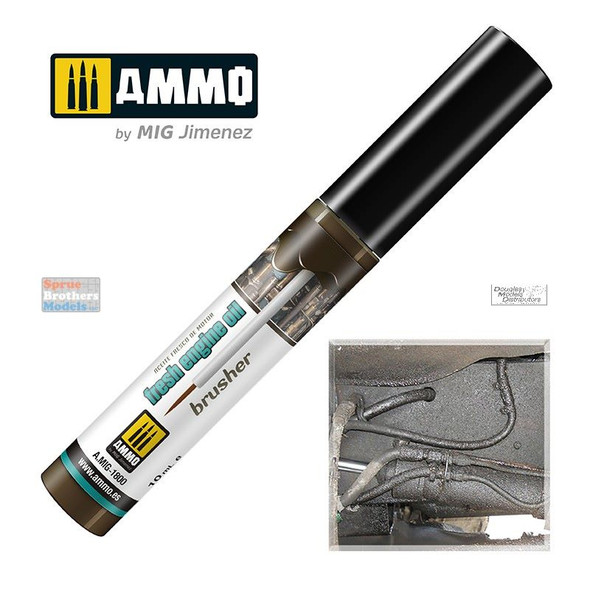 AMM1800 AMMO by Mig Effects Brusher - Fresh Engine Oil