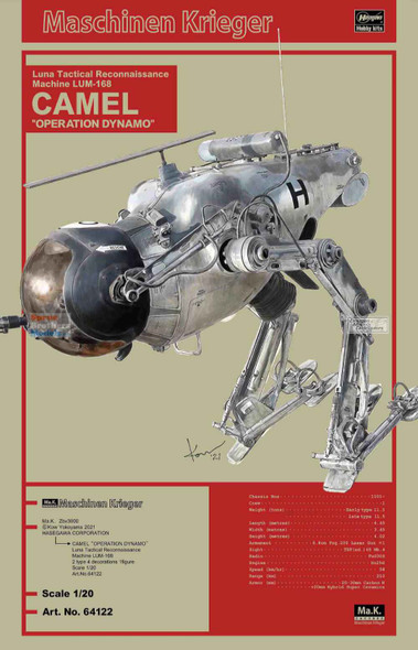 HAS64122 1:20 Hasegawa LUM-168 Camel 'Operation Dynamo' - Maschinen Krieger