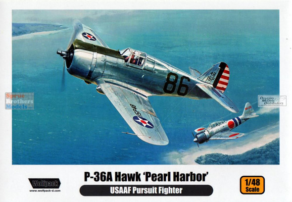 WPD14811 1:48 Wolfpack P-36A Hawk 'Pearl Harbor'
