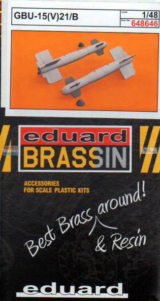 EDU648646 1:48 Eduard Brassin GBU-15(V)21/B Bomb Set