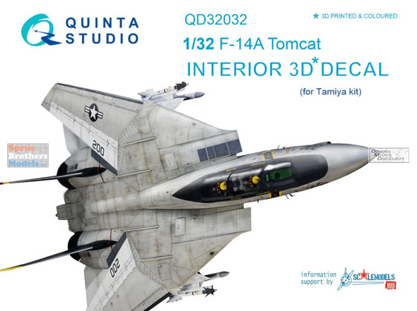 QTSQD32037 1:32 Quinta Studio Interior 3D Decal - F-4J Phantom II