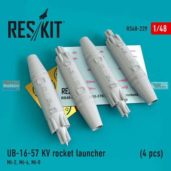 RESRS480229 1:48 ResKit UB-16-57 KV Rocket Launcher Set