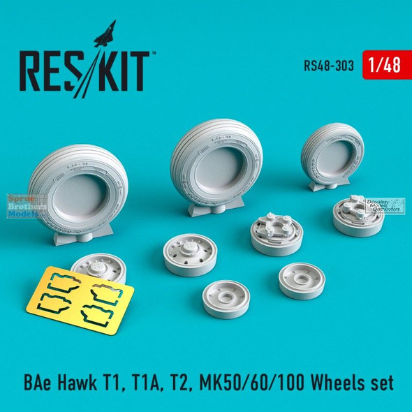 RESRS480303 1:48 ResKit BAe Hawk T1 T1A T2 MK50 MK60 MK100 Wheels Set