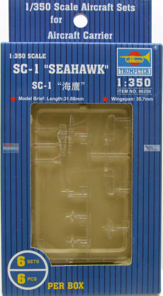 TRP06250 1:350 Trumpeter SC-1 Sea Hawk Set